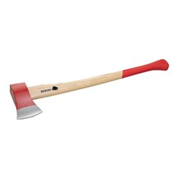 Bison Spaltaxt Stiel-L.800mm G.2500 g balliger Kopf Eschestiel