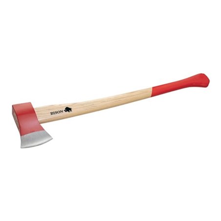 Bison Spaltaxt Stiel-L.800mm G.2500 g balliger Kopf Eschestiel