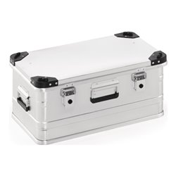 Aluminiumbox L582xB385xH275mm 47l m.Klappverschluss u.Stapelecken