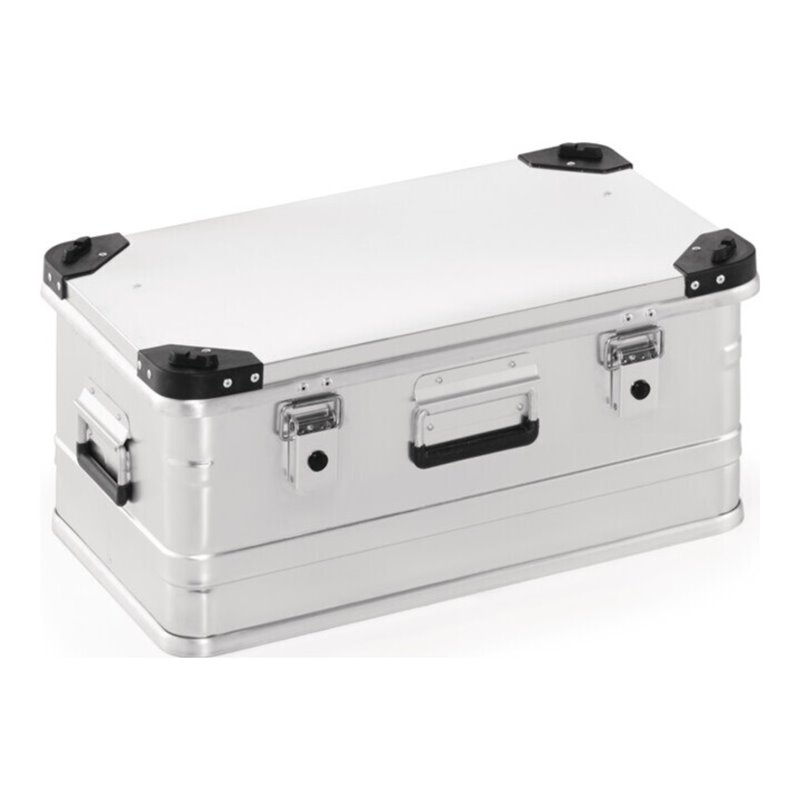 Aluminiumbox L582xB385xH275mm 47l m.Klappverschluss u.Stapelecken