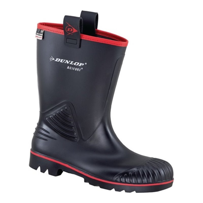 Sicherheitsstiefel Acifort Rocker Gr.43 schwarz PVC/Nitrilkaut. S5 SRA EN20345