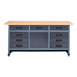 Werkbank B1700xT600xH840mm 9 Schubl.