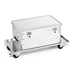Transportwagen STA verz.f.Aluminiumboxen 29 l-91l Gesamt-Trgf.50kg