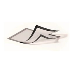 Durable Magnetrahmen DIN A4 magnethaftend silber Btl. a 2 St.