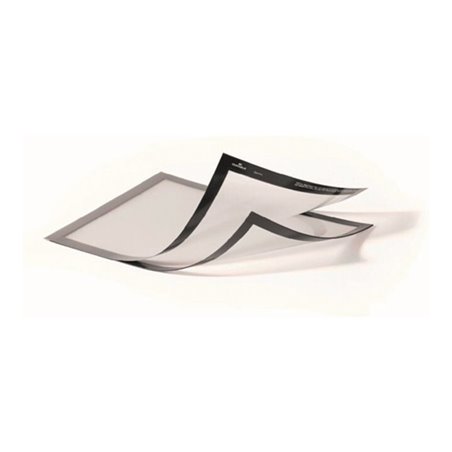 Durable Magnetrahmen DIN A4 magnethaftend silber Btl. a 2 St.