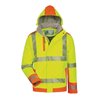 Warnschutzsoftshelljacke Rickmer Gr. XXXL gelb/orange 100% PES Feldtmann