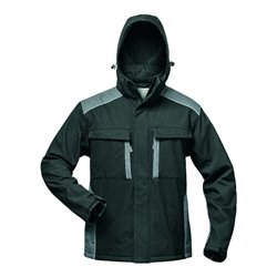 Softshelljacke Posen Gr.XXXL schwarz/grau 100% PES