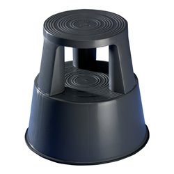 Rollhocker Ku.grau H.mit/o. Belastung 425/430mm D.oben 290mm D.unten 440mm WEDO