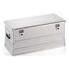 Aluminiumbox L782xB385xH367mm 91l m.Klapphebelverschlüssen m.Bohrungen