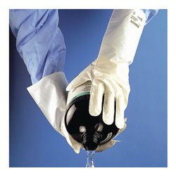 Ansell Chemiehandschuh AlphaTec 02-100 Gr.9 weiß EN 374 Kat.III