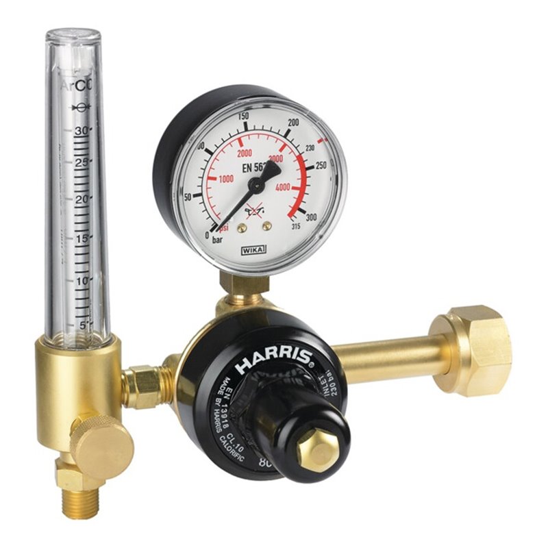 Flaschendruckminderer 801-30FLAR Argon-Mix 200bar 30 l/minW 21,8x1/14 Zoll RH