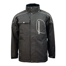 Winterparka Gr. L schwarz 100% PES 1 St.