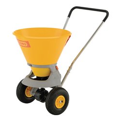 CEMO Streugutwagen 35l Ku.gelb Bereifung Luft m.Streumengenregler 1-4m