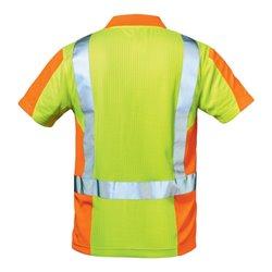 Warnschutzpoloshirt Zwolle Gr.L gelb/orange ELYSEE