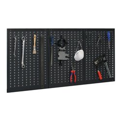 Lochwand Gesamt-B1200xH600mm B400xH600mm m.12 Standardhaken