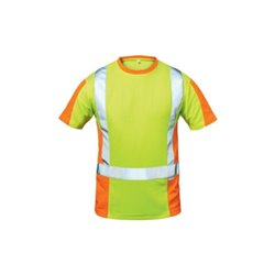 Feldtmann Warnschutz T-Shirt Utrecht Gr.S gelb/orange 75% PES/25% CO FELDTMANN