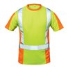 Feldtmann Warnschutz T-Shirt Utrecht Gr.L gelb/orange 75% PES/25% CO FELDTMANN