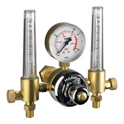 Flaschendruckminderer 821-F Argon/CO₂ 200bar Doppelflowmeter 30l/min