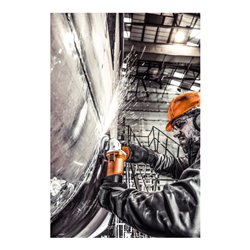 AEG Winkelschleifer WS 12-125 S 1200W inkl. 2x Diamant-Trennscheiben, Schutzhaube, Zusatzhandgriff im Transportkoffer