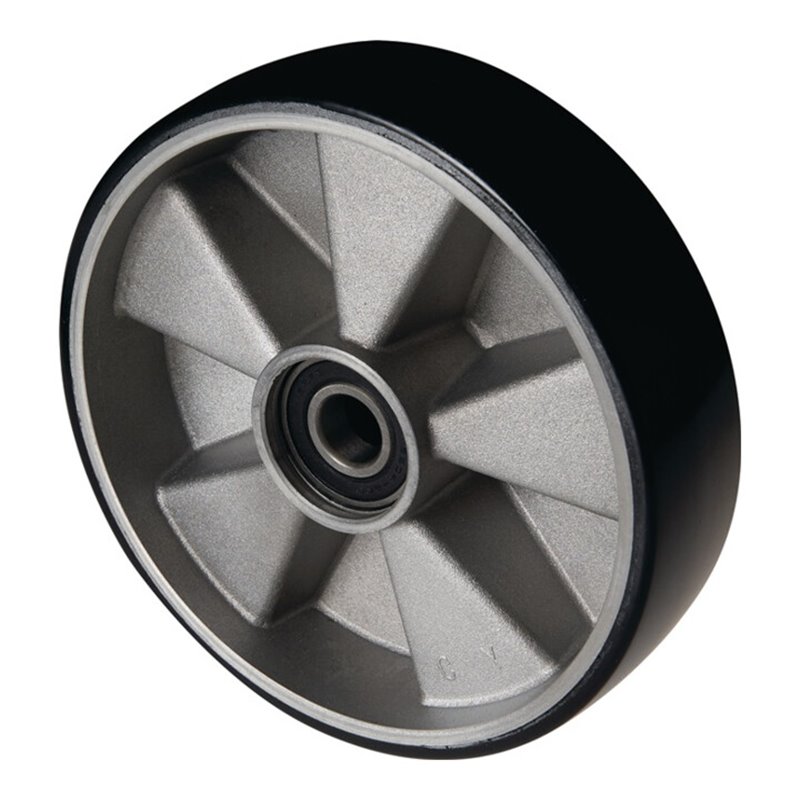 Lenkrad Polyurethan Naben-L.43mm Rad-B.50mm D.200mm Guss-Felge