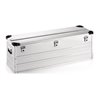 Aluminiumbox L1182xB385xH410mm 163l m.Klappverschluss u.Stapelecken
