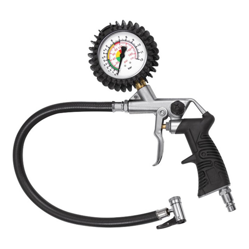 RIEGLER Druckluft-Reifenfüllgerät Hebelstecker 0-12 bar