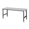 Rau Werktisch B2000xT800xH760/1080mm 22mm Melamin-Platte Gestell anthrazit