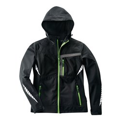 Damensoftshelljacke Prof.Gr.XL schwarz SCHEIBLER