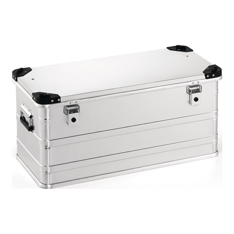 Aluminiumbox L782xB385xH380mm 91l m.Klappverschluss u.Stapelecken