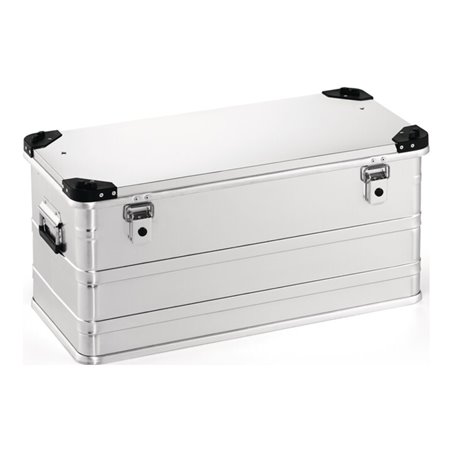 Aluminiumbox L782xB385xH380mm 91l m.Klappverschluss u.Stapelecken