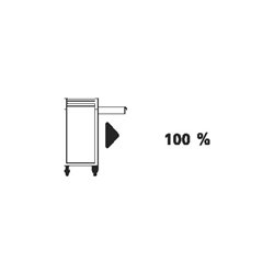 Stahlwille Werkzeugwagen B.780xT.499xH.912mm 126-tlg. Werkz. 8 Module m. 3 Schubl. bestückt