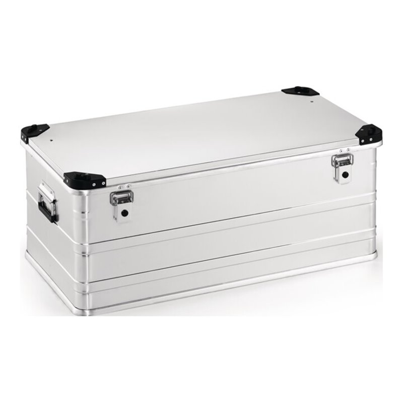Aluminiumbox L902xB495xH380mm 140l m.Klappverschluss u.Stapelecken