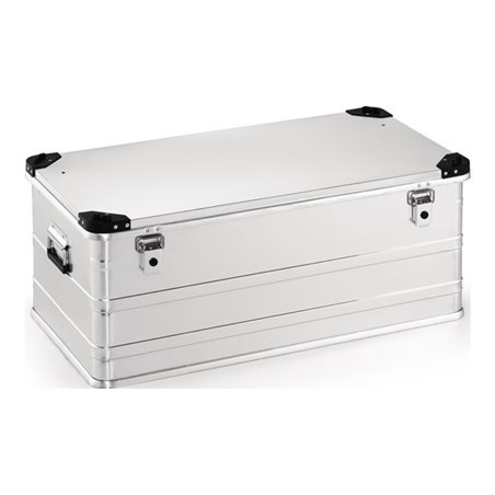 Aluminiumbox L902xB495xH380mm 140l m.Klappverschluss u.Stapelecken