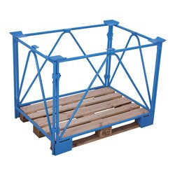 VARIOfit Palettenaufsatz Typ 68, 100010, Auflast 2000 kg, RAL 5012 lichtblau