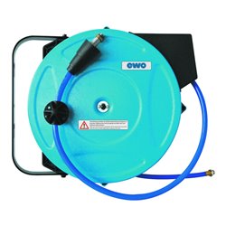 ewo Schlauchaufroller Anwendung f.Druckluft L.15m Ausgangsanschluss G 3/8