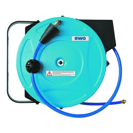 ewo Schlauchaufroller Anwendung f.Druckluft L.15m Ausgangsanschluss G 3/8