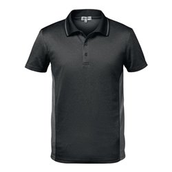 Funktions-Poloshirt CORDOBA Gr.M dunkelgrau/hellgrau 100%PES FELDTMANN