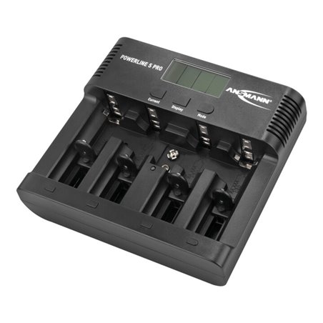 Ansmann Akkuladegerät Power Line 5 PRO f.4 Akkus o.Akkus Powerline 5 Pro