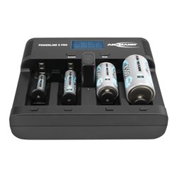 Ansmann Akkuladegerät Power Line 5 PRO f.4 Akkus o.Akkus Powerline 5 Pro