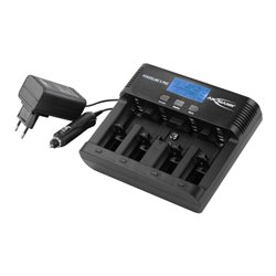 Ansmann Akkuladegerät Power Line 5 PRO f.4 Akkus o.Akkus Powerline 5 Pro