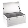 Aluminiumbox L1192xB790xH515mm 415l m.Klappverschluss u.Stapelecken