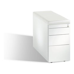 C+P Sitzcontainer Asisto Small M/2/3/4, H570xB330xT800mm Front Reinweiß Korpus Reinweiß