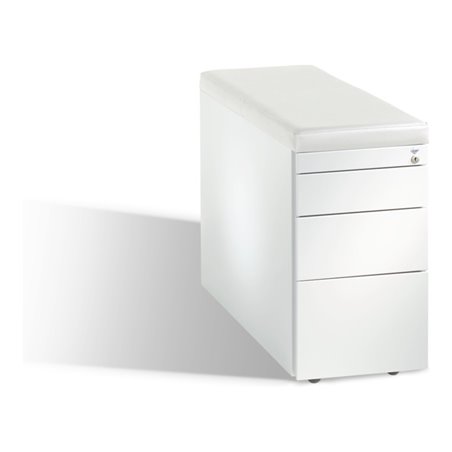 C+P Sitzcontainer Asisto Small M/2/3/4, H570xB330xT800mm Front Reinweiß Korpus Reinweiß