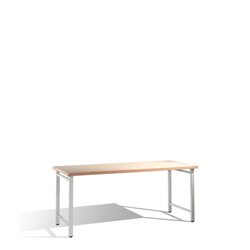 C+P Werkbank mit Multiplexplatte, H835xB2000xT700mm Farbe Lichtgrau