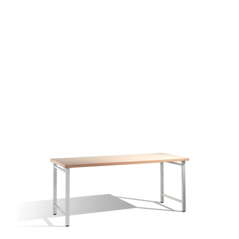 C+P Werkbank mit Multiplexplatte, H835xB2000xT700mm Farbe Lichtgrau