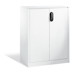 C+P Akten-Sideboard Acurado mit Drehtüren, 3 Ordnerhöhen, H1200xB930xT400mm Front Reinweiß Korpus Reinweiß