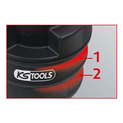 KS Tools 2-stufiger Einlass-Adapter