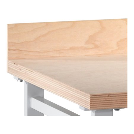 C+P Abrollrand für Arbeitsplatte Werkbank, H140xB1500xT12mm