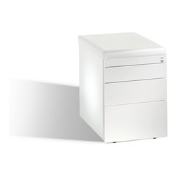 C+P Sitzcontainer Asisto M/2/3/4, H570xB430xT600mm Front Reinweiß Korpus Reinweiß