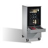 C+P Kühlschrank-Caddy Asisto für Lungo- und Espresso-Tassen, H1150xB500xT600mm Weißaluminium
